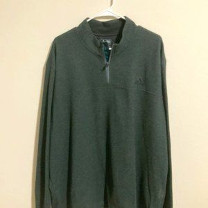 Men's Adidas Black/Grey 1/4 Quarter Zip